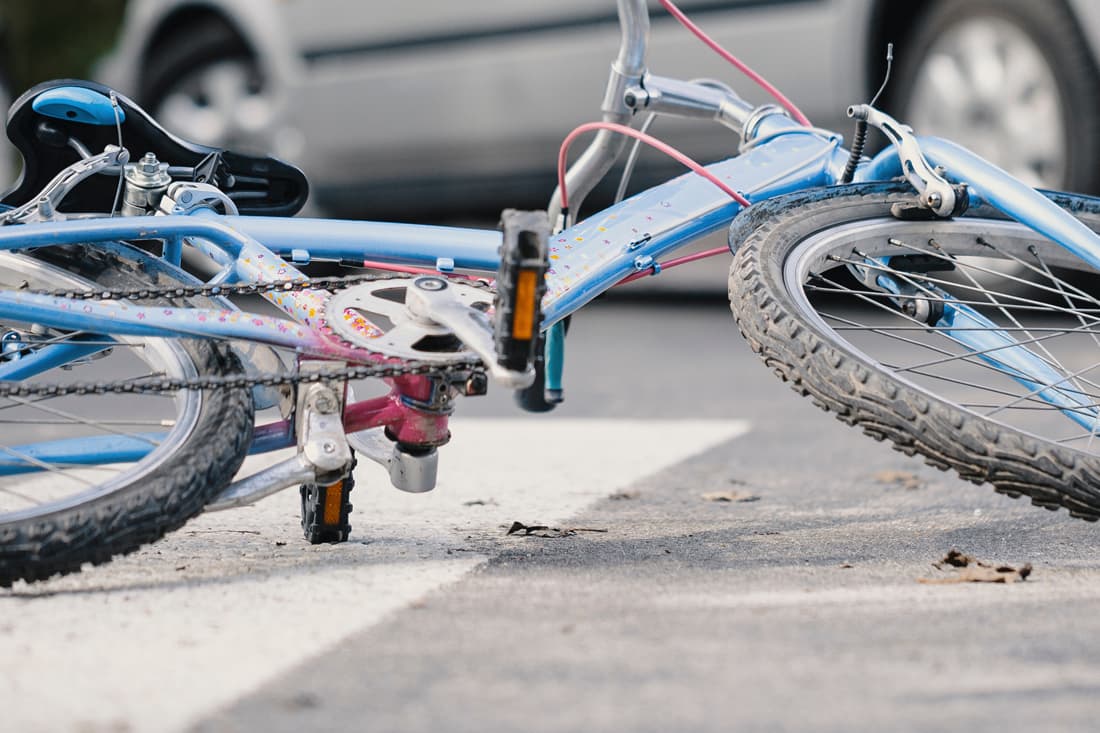 Accidente de bicicleta en Pontevedra